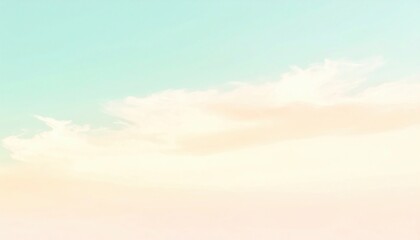 Fototapeta premium Cloudy sky over peaceful horizon nature photography serene environment aerial view calm concept for relaxation