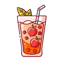  Classic Iced Pomegranate Peach Tea