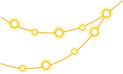 Christmas Hanging String Lights 
