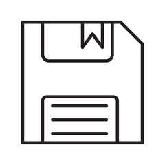  Floppy Disk icon on white background