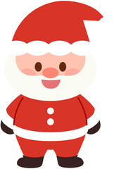 Cute Christmas Santa - Standing 