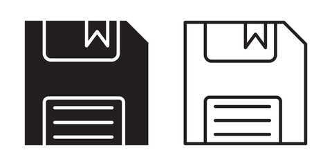  Floppy Disk icon on white background