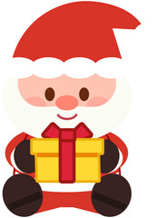 Cute Christmas Santa - Gift Box