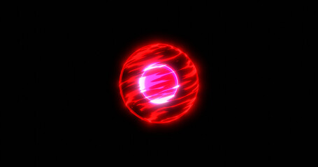 Cartoon Anime Style Blood Red Energy or Magic