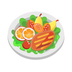  Tasty Grilled Chicken Salad with Balsamic