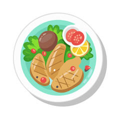  Savory Chicken Salad with Balsamic Dressing