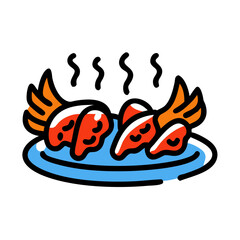  Savory Grilled Chicken Wings with Hot Sauce