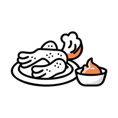  Delicious Grilled Wings with Ranch Dip