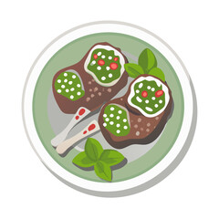  Delicious Grilled Lamb Chops with Mint Pesto