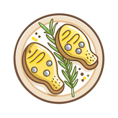  Savory Grilled Lamb Chops with Rosemary Butter