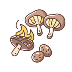  Delicious Grilled Mushrooms with Garlic Flavor