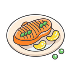  Grilled Salmon with Honey Mustard Glaze