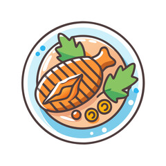  Grilled Salmon with Maple Glaze