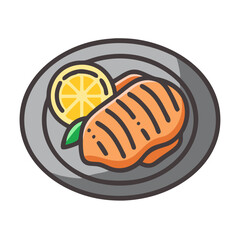  Grilled Salmon with Maple Glaze