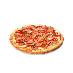 pizza isolated on white background