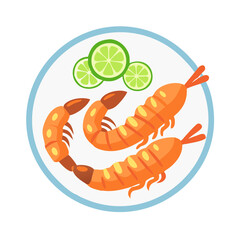  Grilled Shrimp with Chili Lime Sauce