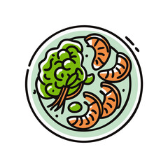  Grilled Shrimp with Cilantro Dressing