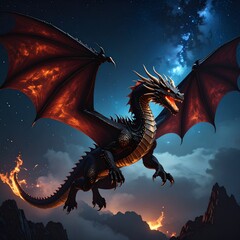 禍々しいドラゴン