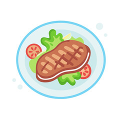  Delicious Grilled Steak Salad with Fresh Vegetables
