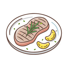  Flavorful Grilled Steak with Garlic Rosemary Sauce