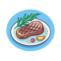 Delicious Grilled Steak with Garlic Rosemary Sauce