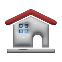 Home icon simple house depiction