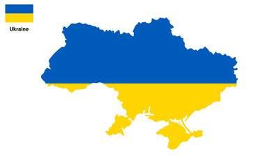 Ukraine map vector isolated on transparent background