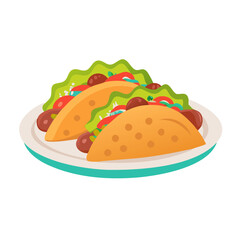  Tasty Plate of Beef Tacos