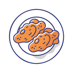  Tasty Plate of Buffalo Wings