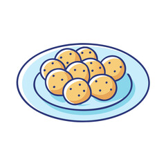  Tasty Plate of Roasted Baby Potatoes
