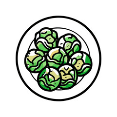  Delicious Plate of Roasted Brussels Sprouts