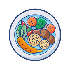  Delicious Plate of Roasted Vegetable Medley