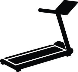 Treadmill Silhouettevec tor illustration © Chandro Protap Ray 