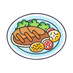  Flavorful Plate of Steak with Vegetables