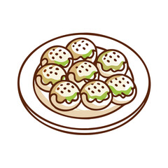  Savory Plate of Stuffed Mushrooms