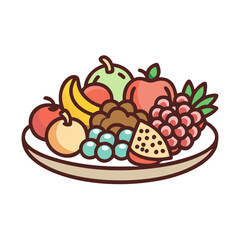  Delicious Platter of Assorted Fruits