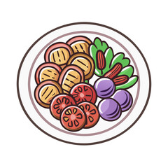 Delicious Platter of Assorted Grilled Vegetables