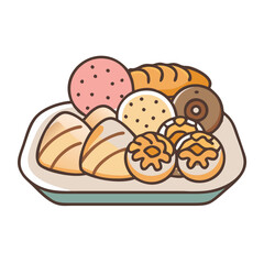  Flavorful Platter of Assorted Pastries