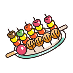  Refreshing Platter of Fresh Fruit Skewers