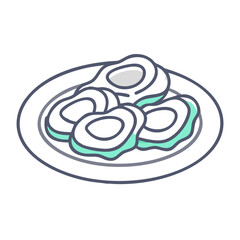  Delicious Plate of Fresh Oysters