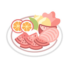  Tasty Platter of Prosciutto and Melon