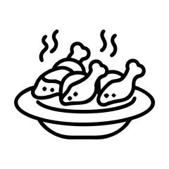  Delicious Platter of Roasted Chicken Wings