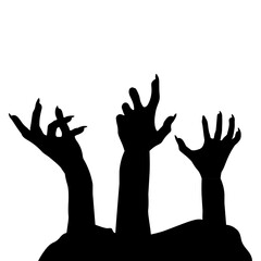 Halloween Zombie Hands
