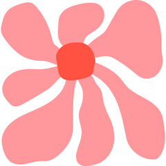 Abstract Groovy Flower