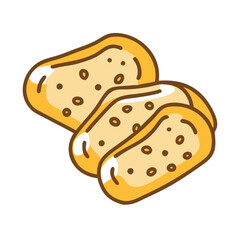  Tasty Roasted Garlic Bread Slices