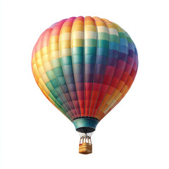Fototapeta premium Colorful hot air balloon illustration