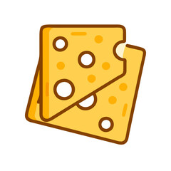  Delicious Cheddar Cheese Slice Illustration