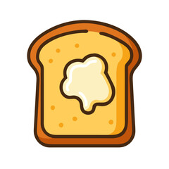  Artistic Slice of Toast with Butter