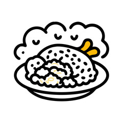  Artistic Teriyaki Chicken on Rice