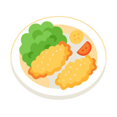  Savory Vegetable Tempura Artwork